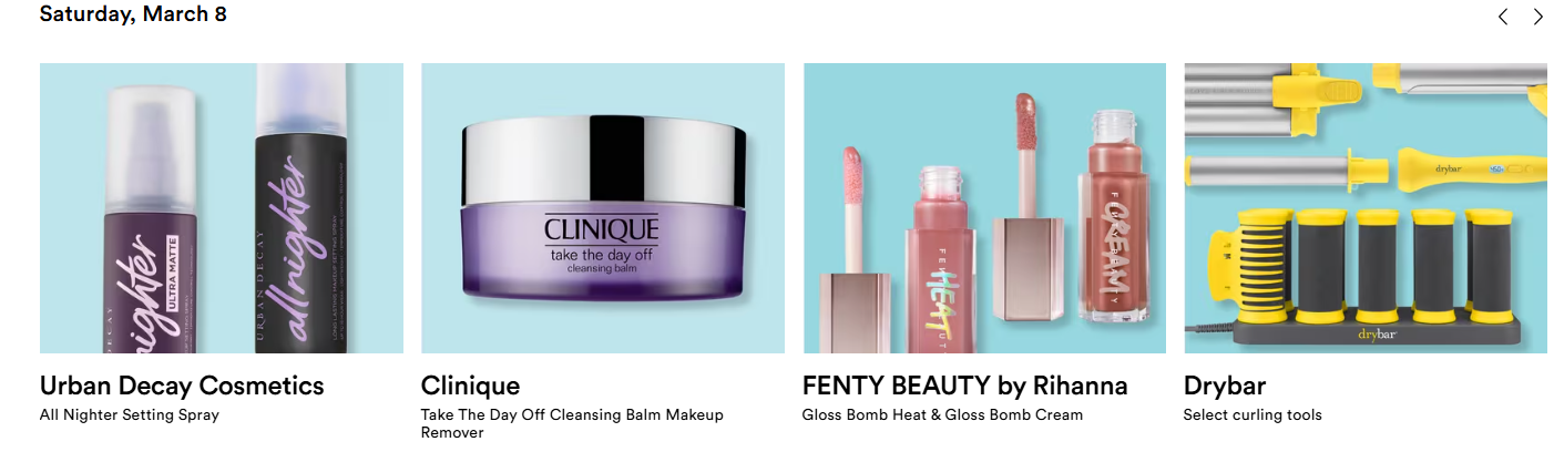 每日不同產品5折Ulta Beauty21天美容盛典 收Estee Lauder, Lancome, MAC, Fenty Beauty, Armani, Clarins, NARS等