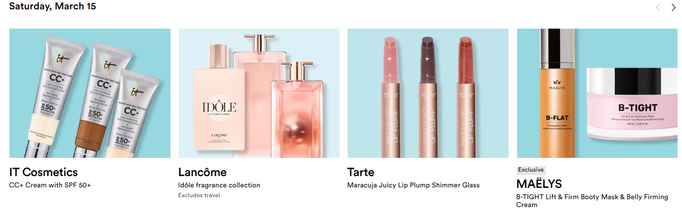 每日不同產品5折Ulta Beauty21天美容盛典 收Estee Lauder, Lancome, MAC, Fenty Beauty, Armani, Clarins, NARS等