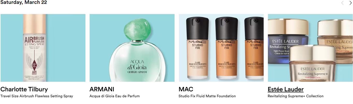 每日不同產品5折Ulta Beauty21天美容盛典 收Estee Lauder, Lancome, MAC, Fenty Beauty, Armani, Clarins, NARS等