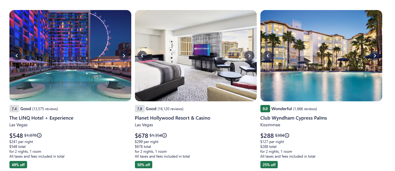 Travelocity 春季或夏季探险之旅,精选酒店最高立减50% Travelocity 春季或夏季探险之旅,精选酒店最高立减50%