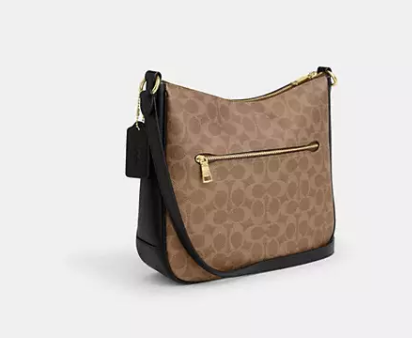 C$199 (原价 C$430) + 包邮Coach Outlet CA官网 Ellie File老花斜挎包4.6折热卖