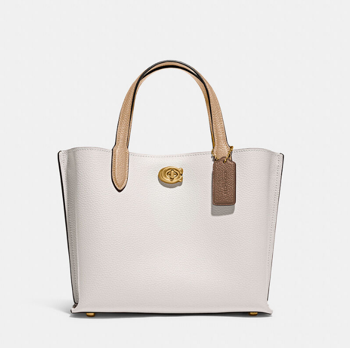 Coach Outlet AU官網 Willow 24拚色托特包7折熱賣 AU$455 (原價 AU$650) + 包郵Coach Outlet AU官網 Willow 24拚色托特包7折熱賣