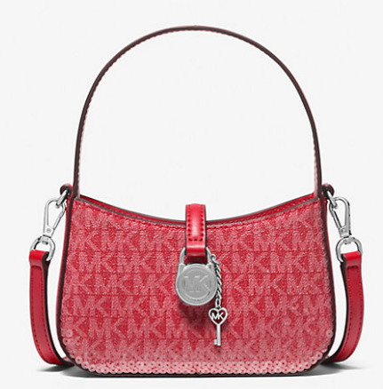 Michael Kors Lyra 超小号签名徽标斜挎包,3色 @ Michael Kors,1.8折优惠 $69 (原价$398) 免邮Michael Kors Lyra 超小号签名徽标斜挎包,3色 @ Michael Kors,1.8折优惠