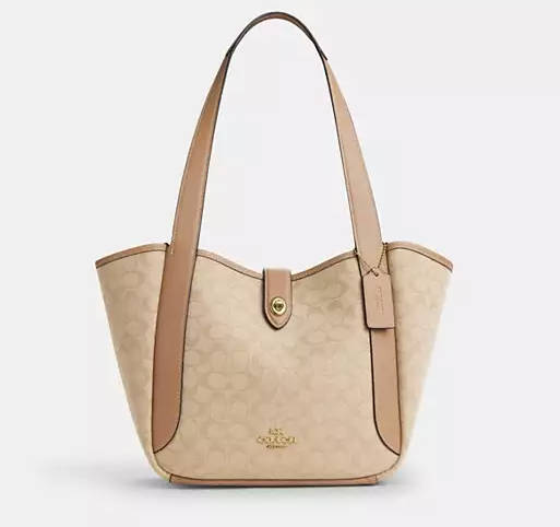 $219 (原价 $450) + 免邮Coach Outlet官网 Coach Hadley Turnlock 托特包4.9折特惠 多色可选 