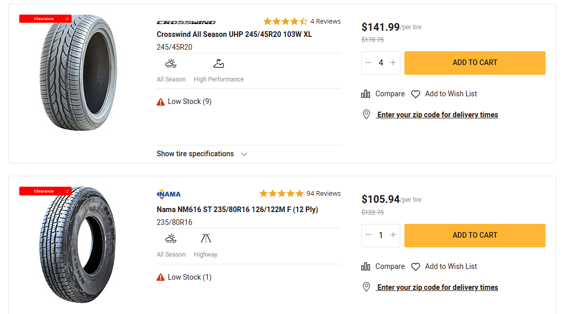 Priority Tire轮胎清仓低至3折,Kumho锦湖轮胎、GT 子午线轮胎等都有优惠哟 Priority Tire轮胎清仓低至3折,Kumho锦湖轮胎、GT 子午线轮胎等都有优惠哟