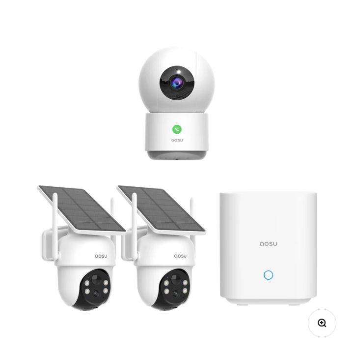 55% off SolarCam D1 Classic Kit + IndoorCam P1 Pro @aosu