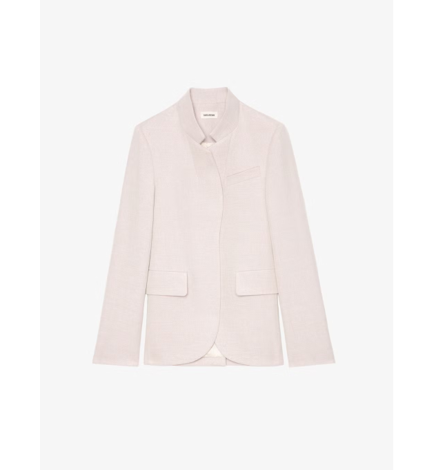 Zadig&Voltaire Very 女士粉色西裝外套5折特惠  $249 (原價 $498) + 免運費Zadig&Voltaire Very 女士粉色西裝外套5折特惠