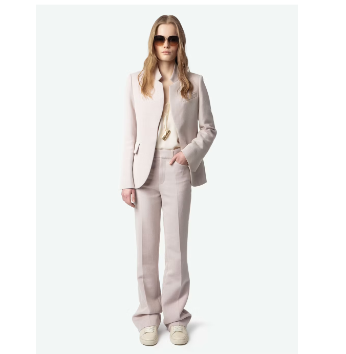 Zadig&Voltaire Very 女士粉色西裝外套5折特惠  $249 (原價 $498) + 免運費Zadig&Voltaire Very 女士粉色西裝外套5折特惠