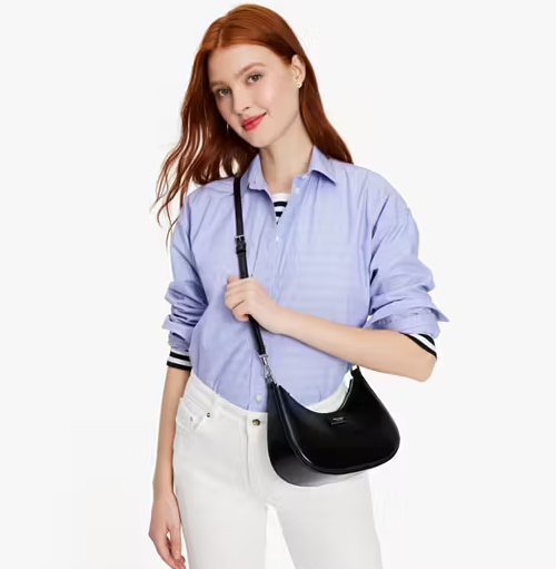 $238 (Was $298) + Free Shipping 20% Off Kate Spade Sam Icon Shiny Small Convertible Crossbody