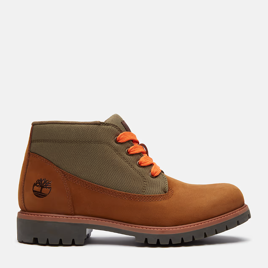 £80 (原价 £160) Timberland® Premium Mid Lace-Up Chukka 男靴5折热卖 2色可选