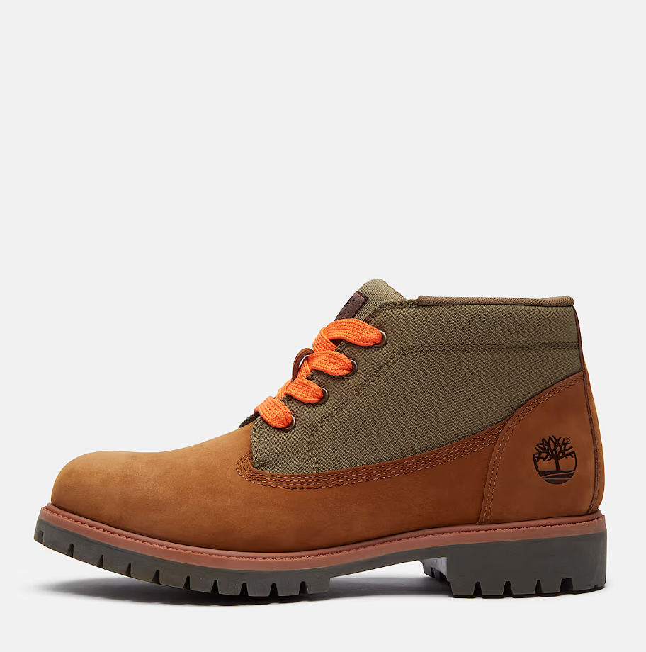 £80 (原价 £160) Timberland® Premium Mid Lace-Up Chukka 男靴5折热卖 2色可选