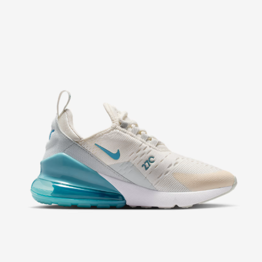 $110.97 (原价 $130) Nike美国官网 Nike Air Max 270 大童款运动鞋8.6折特惠 