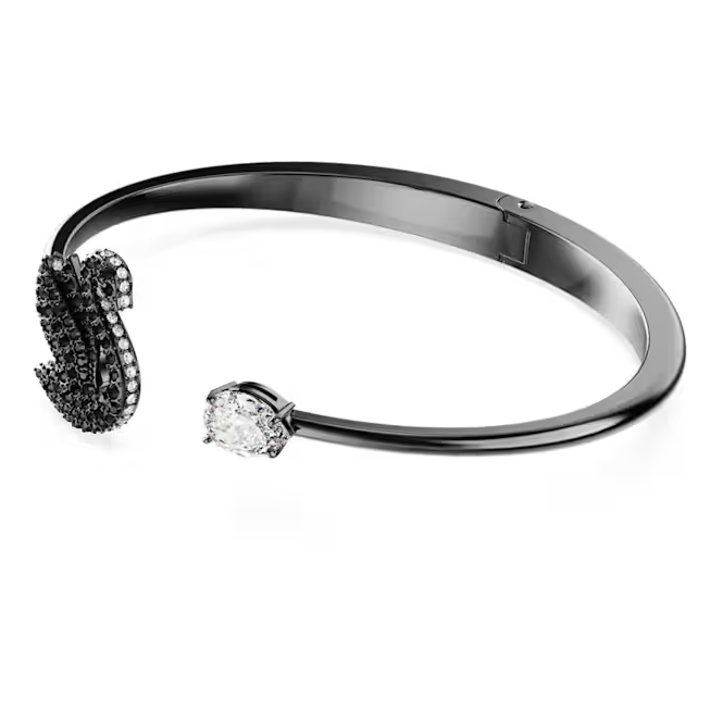 $137 (原价 $229) Swarovski Swan 黑天鹅手镯6折特惠 