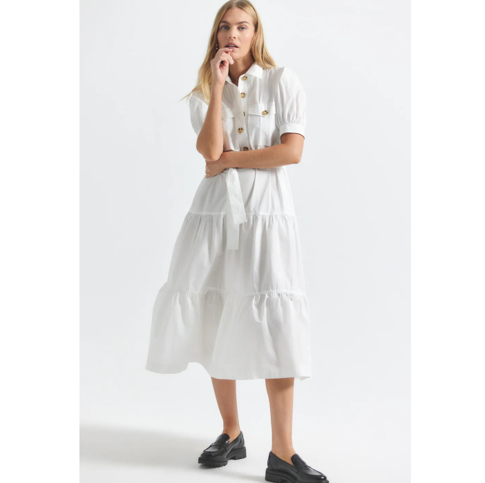 Derek Lam Buffy 工装连衣裙6折热卖 黑白2色可选 $255 (原价 $425) + 免邮Derek Lam Buffy 工装连衣裙6折热卖 黑白2色可选