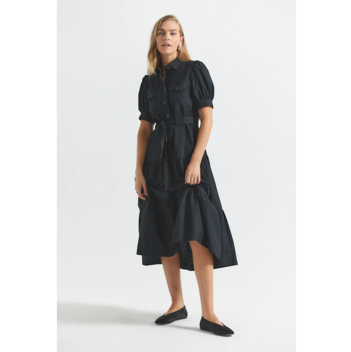 Derek Lam Buffy 工装连衣裙6折热卖 黑白2色可选 $255 (原价 $425) + 免邮Derek Lam Buffy 工装连衣裙6折热卖 黑白2色可选