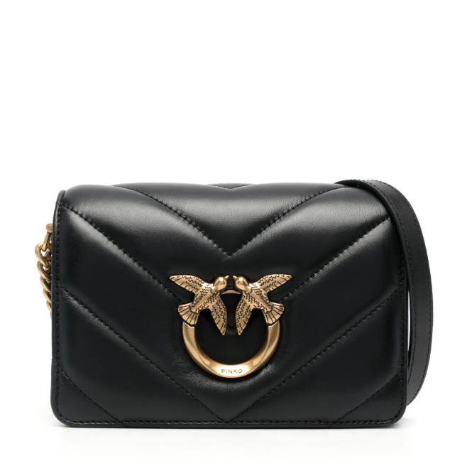 FARFETCH CA官网 PINKO Love Birds 绗缝斜挎包5折热卖 $331 (原价 $660) FARFETCH CA官网 PINKO Love Birds 绗缝斜挎包5折热卖