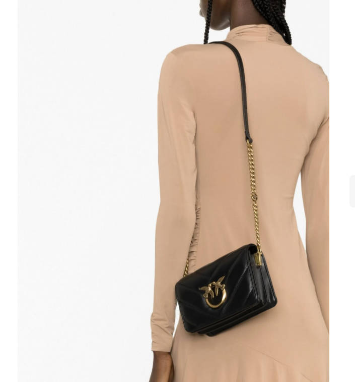 FARFETCH CA官网 PINKO Love Birds 绗缝斜挎包5折热卖 $331 (原价 $660) FARFETCH CA官网 PINKO Love Birds 绗缝斜挎包5折热卖