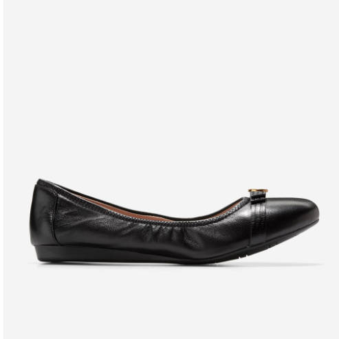 $79.95 (原价 $160) Cole Haan Tova 女士芭蕾平底鞋5折特惠 2色可选  