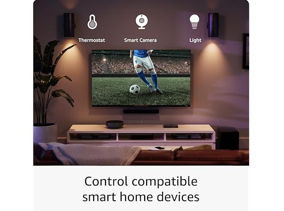 Smart Home Integration: Use the Alexa Voice Remote to not only find shows but also dim your lights Smart Home Integration: Use the Alexa Voice Remote to not only find shows but also dim your lights