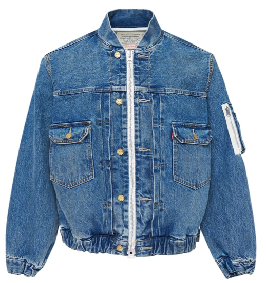 The Denim Blouson Jacket (S$800) The Denim Blouson Jacket (S$800)